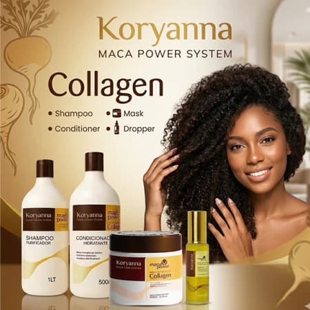 Kit Completo Maca Power Máscara 500 g + condicionador 1L + Shampoo 1L + Óleo Maca Power 50ml