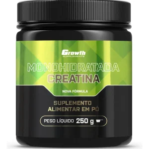 Creatina Monohidratada Em Pó 250g Growth Supplements Sem Sabor